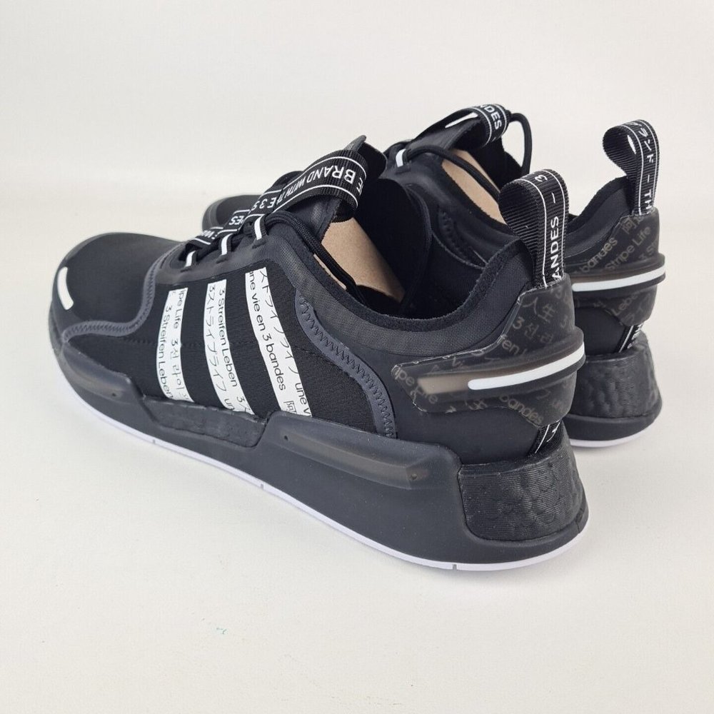 Adidas NMD V3 Black FZ5964 Men Sneakers Mesh Running Athletic Shoes - Picture 4 of 11